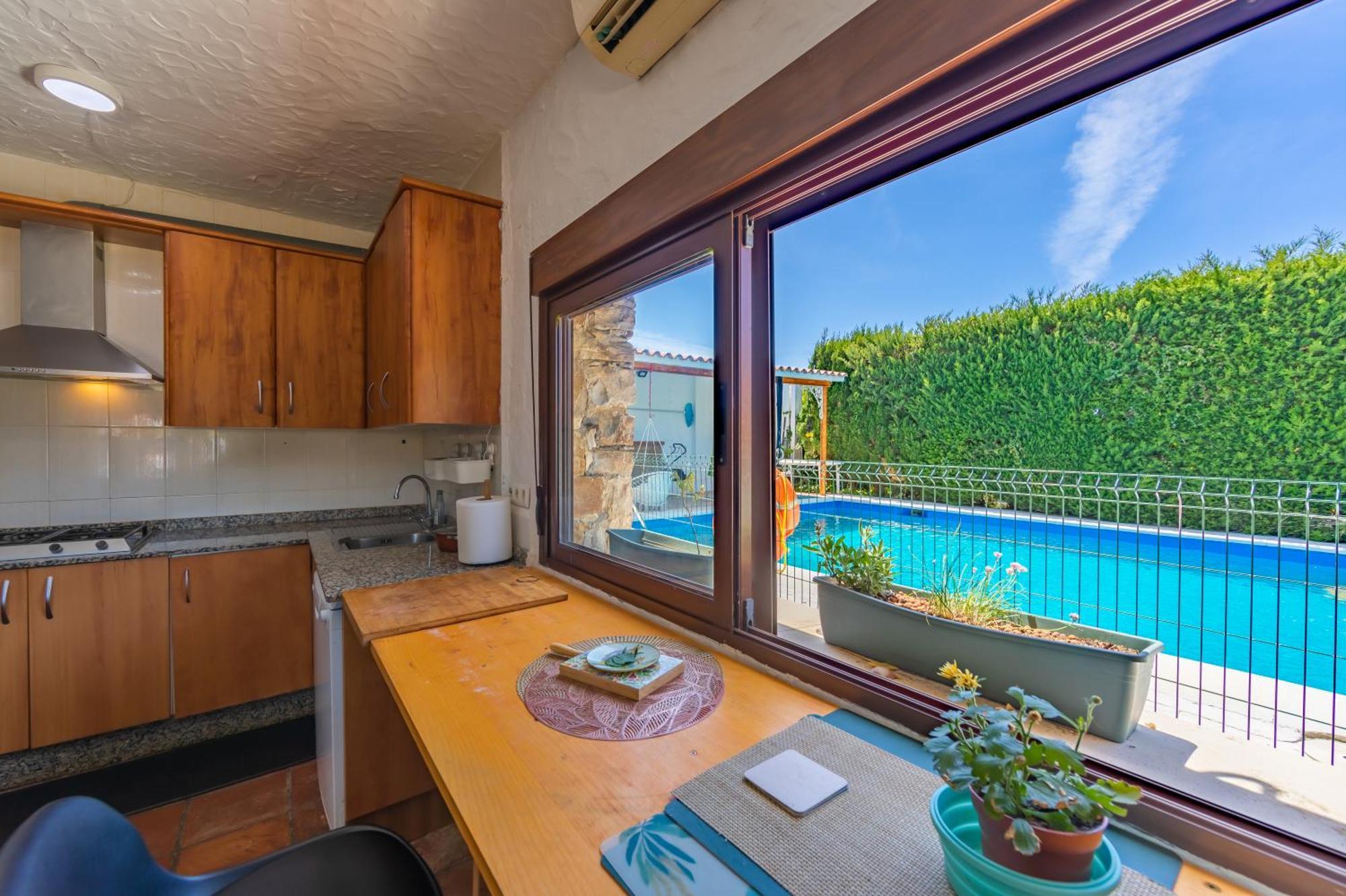Chalet Con Piscina Privada En Bolonia Tarifa Exterior foto